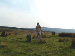 Burnsie at Harden Moor Stone Circle