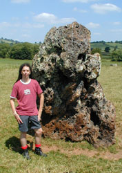 Burnsie at Stanton Drew's Great Circle